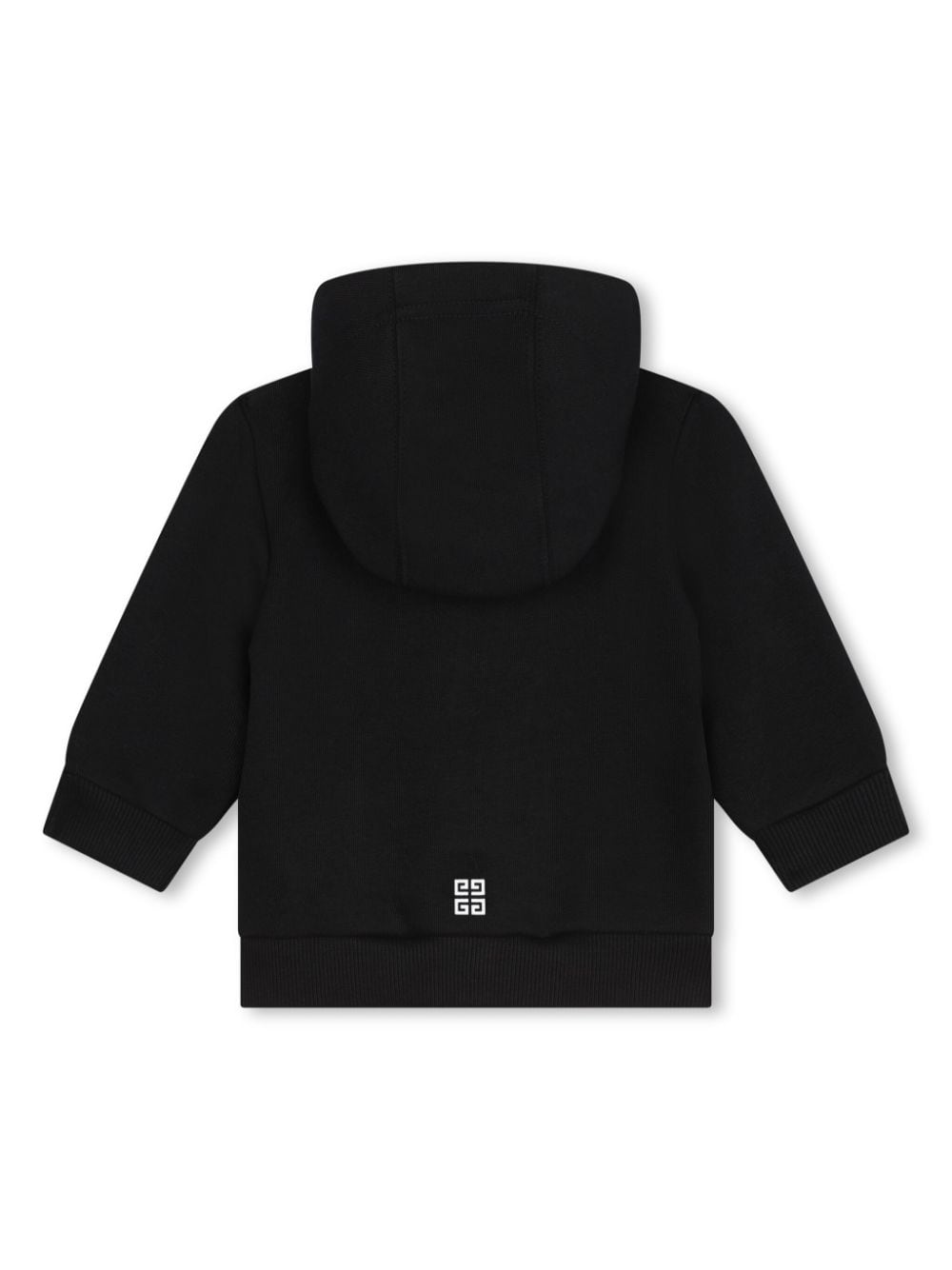 Givenchy Kids Hoodie met logoprint en rits - Zwart