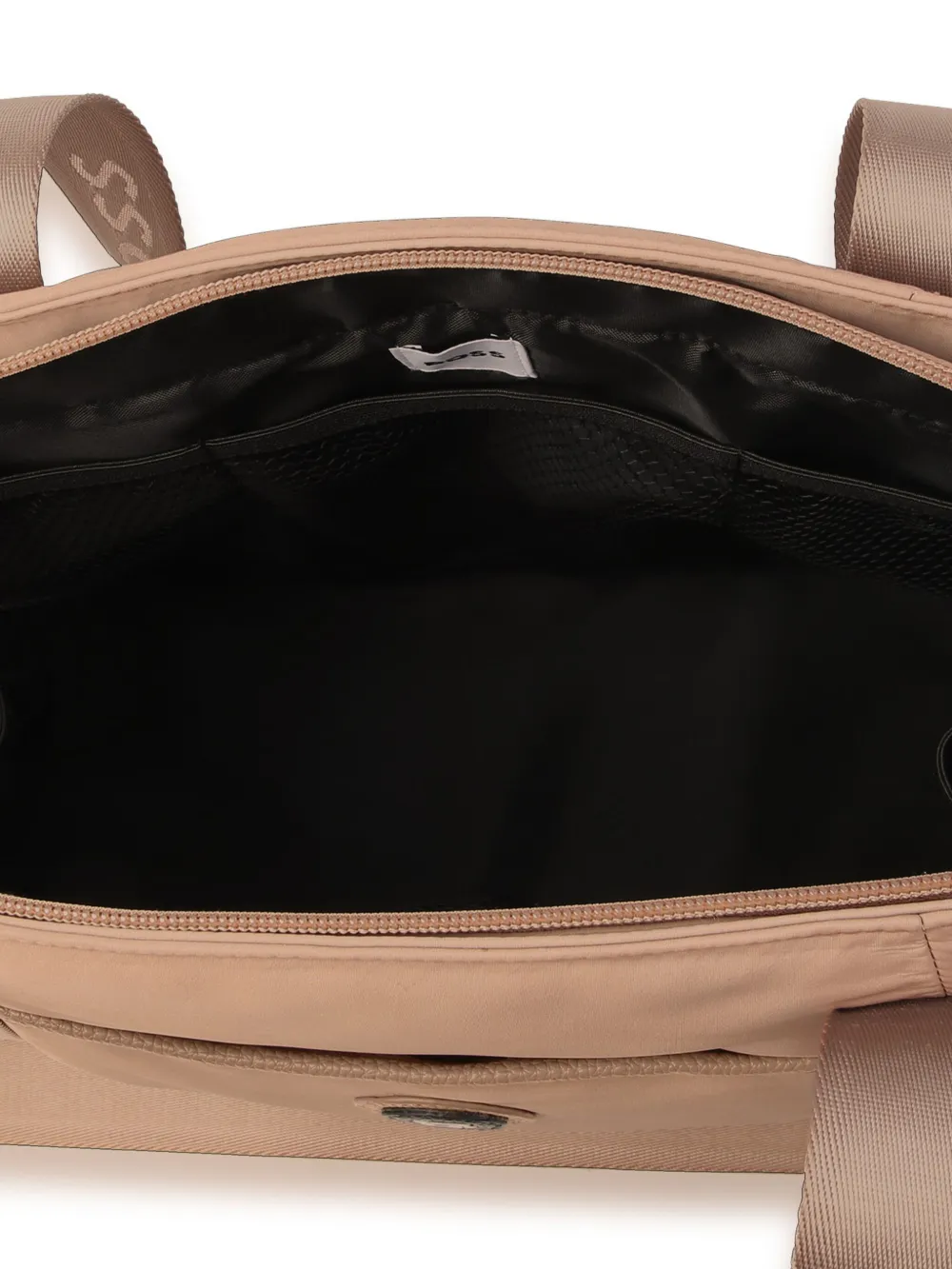BOSS Kidswear Luiertas met logopatch Beige