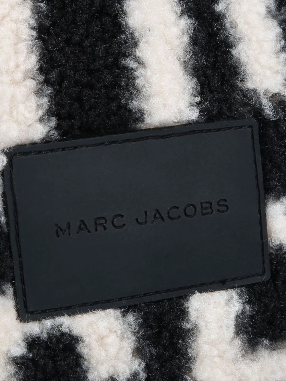 Marc Jacobs Kids Fleece rugzak met logoprint Zwart