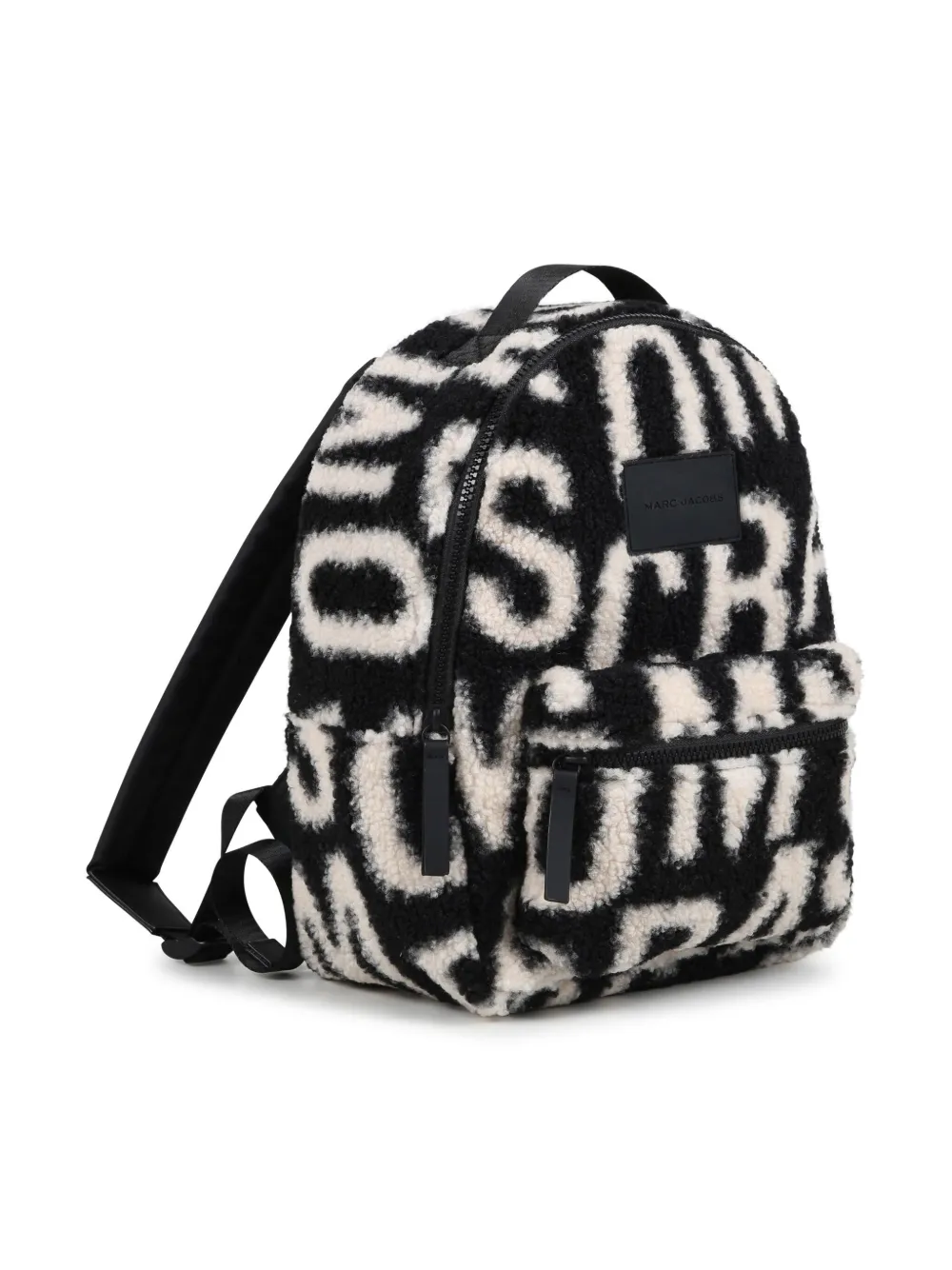 Marc Jacobs Kids Fleece rugzak met logoprint Zwart