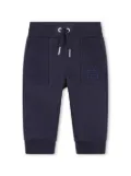 Givenchy Kids 4G-embroidered drawstring-waist track pants - Blue