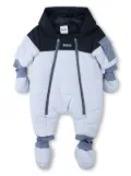 BOSS Kidswear printed padded snowsuit - Blue