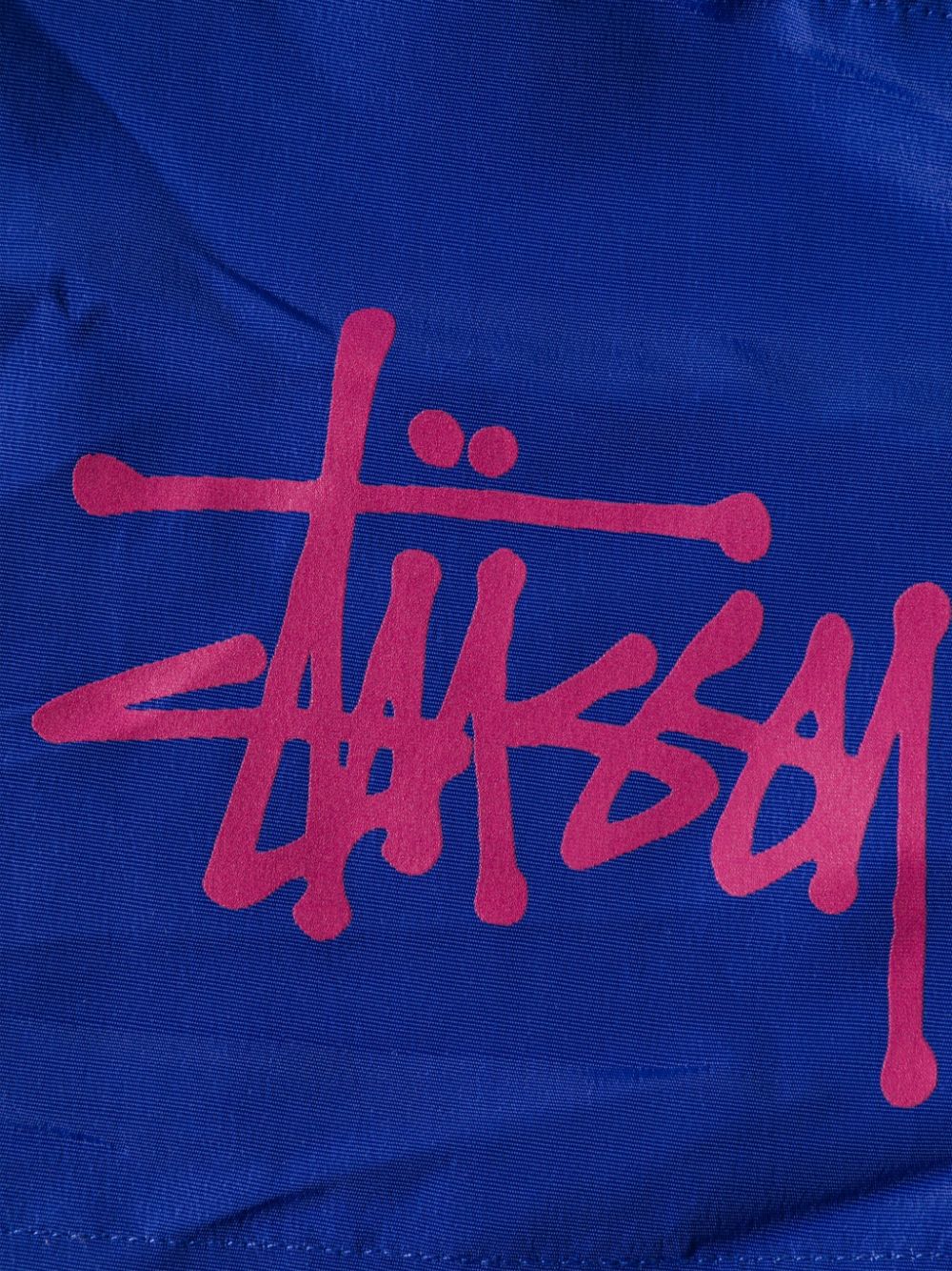 Shop Stussy Big Basic Swim Shorts In Blue