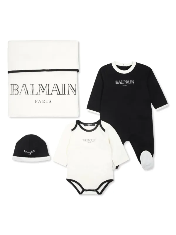 Balmain store logo babygrow