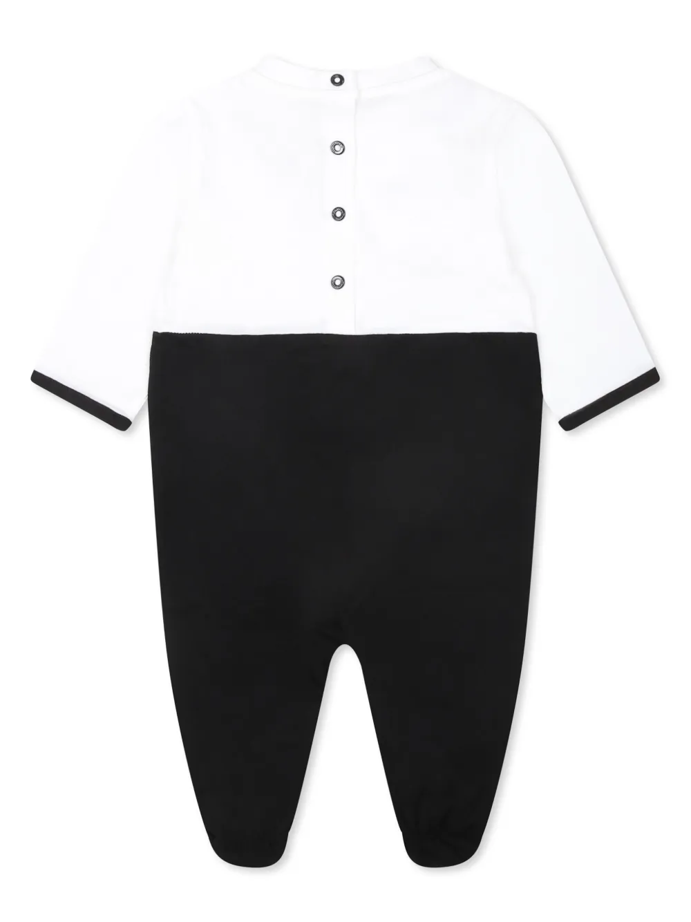 Balmain Kids Babypakje met logoprint Zwart