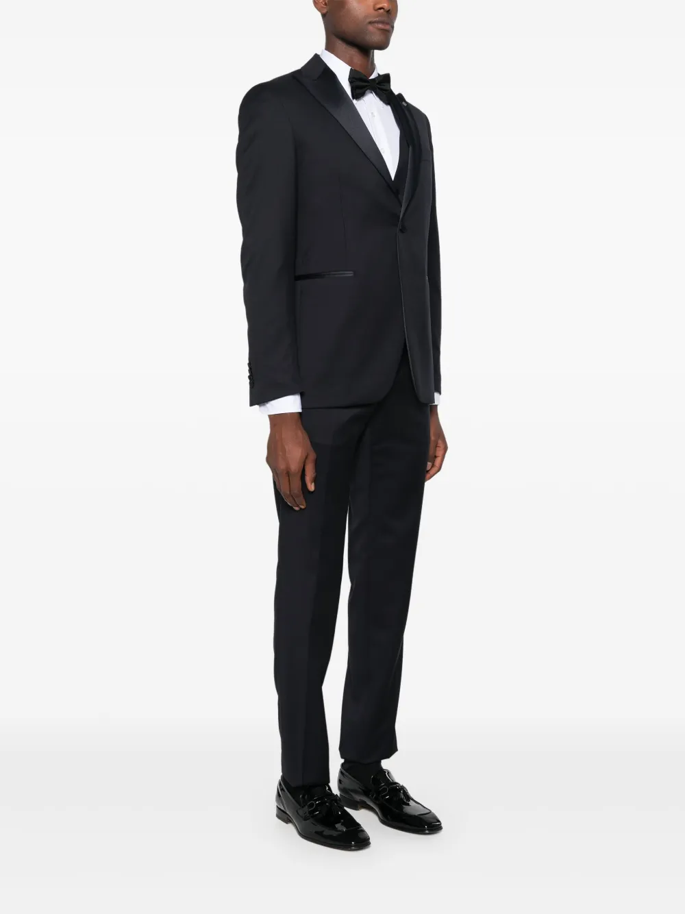 Tagliatore Single-breasted Dinner Suit In Blue