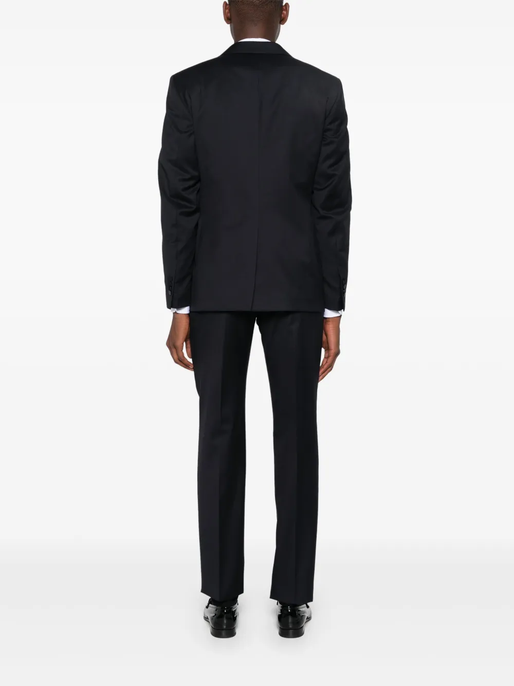 Tagliatore Single-breasted Dinner Suit In Blue