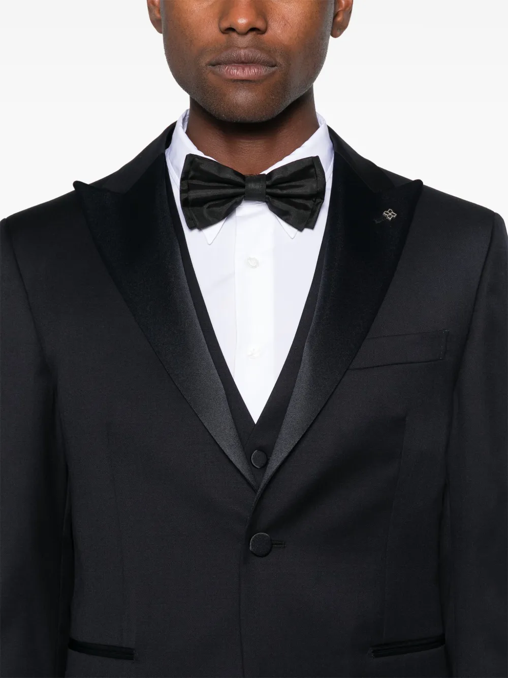 Tagliatore Single-breasted Dinner Suit In Blue