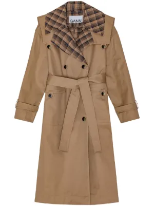 Ganni trench best sale