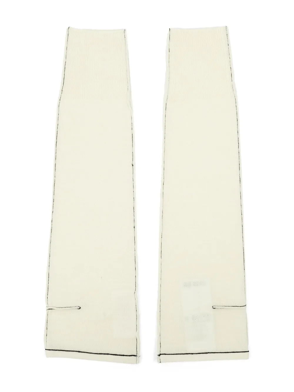 Affordable MM6 Maison Margiela contrast fingerless gloves Women