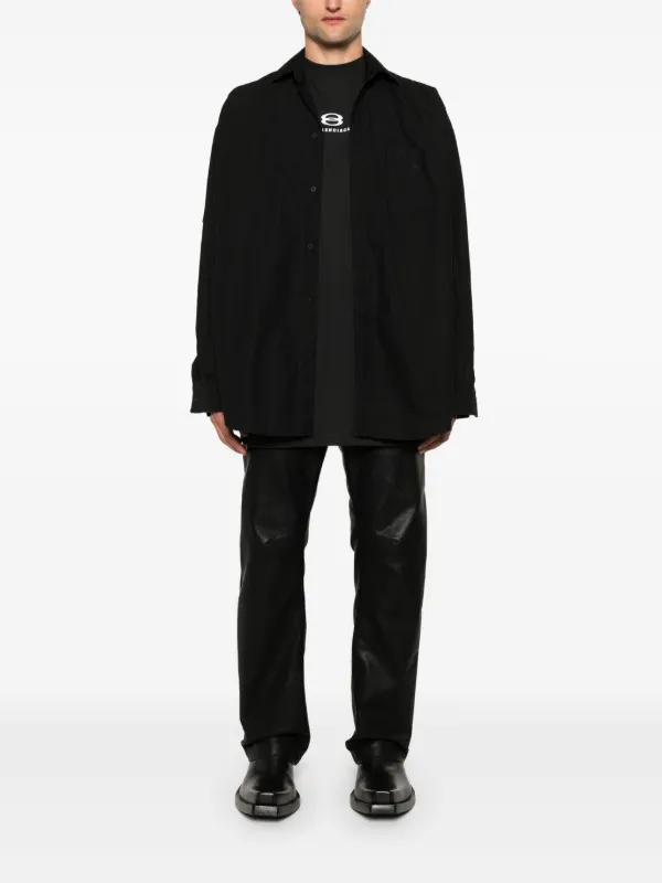 Balenciaga Unity Sports Icon シャツ | ブラック | FARFETCH JP