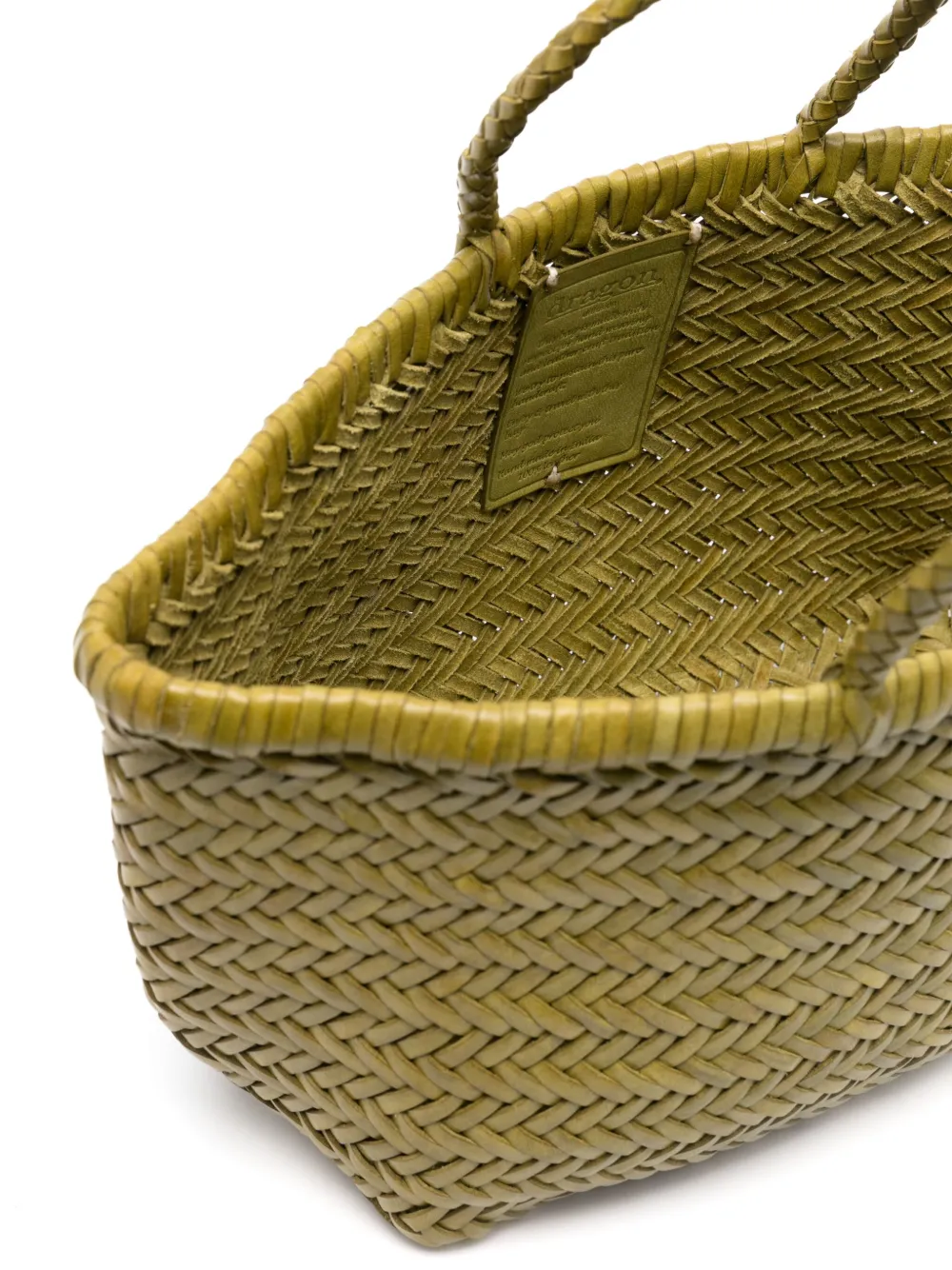 DRAGON DIFFUSION Kleine Bamboo Triple Jump shopper Groen