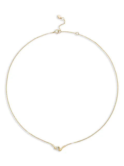 Maria Black 14kt yellow gold Baxter diamond necklace