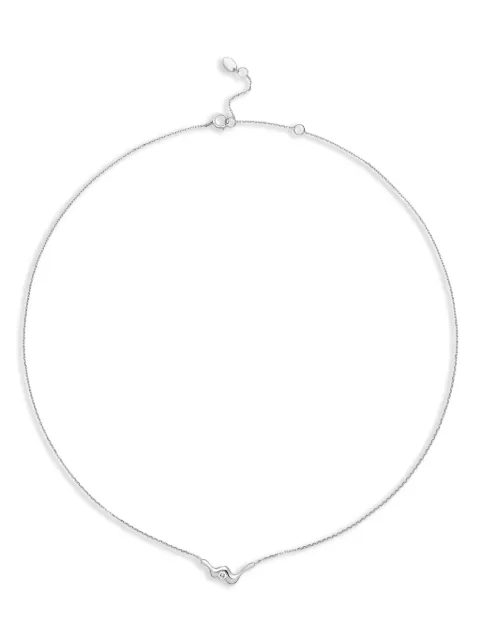 Maria Black 14kt white gold Baxter diamond necklace