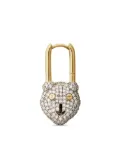 Maria Black 14kt yellow gold For The love Of Ted diamond huggie earring