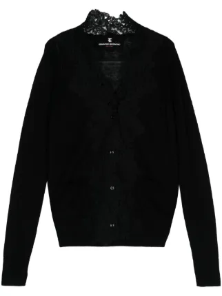 Ermanno Scervino Beige Alpaca Leather Cardigan main image 0