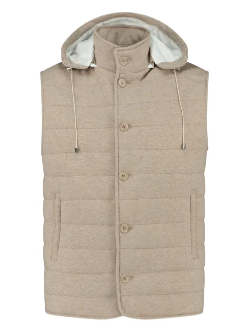 Gilet à capuche - Doriani Cashmere - Modalova