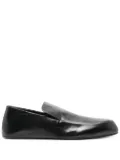 Jil Sander slip-on leather loafers - Black