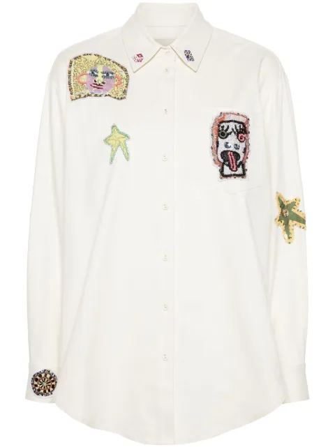 ALEMAIS x Michael Swaney players-embroidered shirt