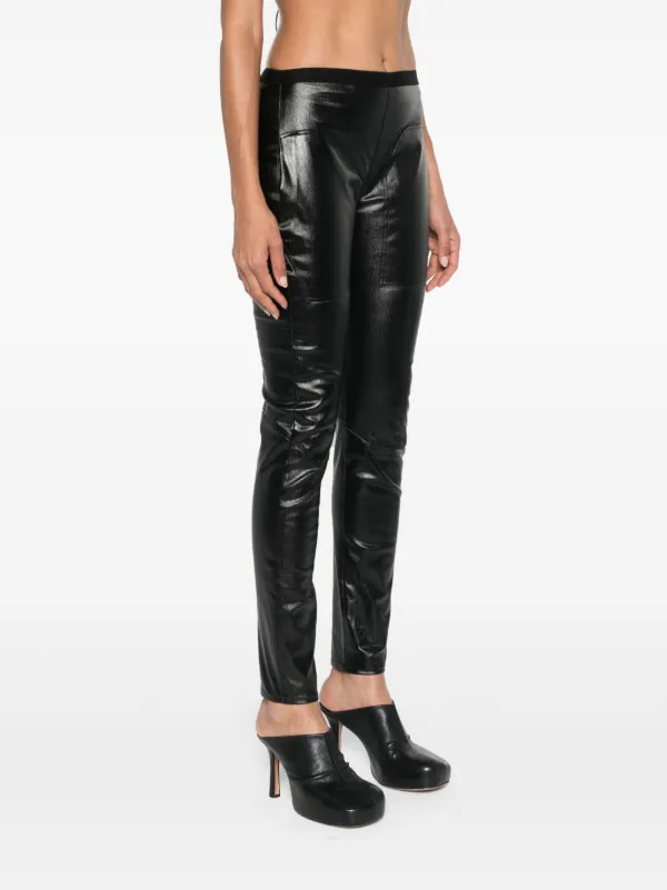 Rick Owens コーティング レギンス | ブラック | FARFETCH JP