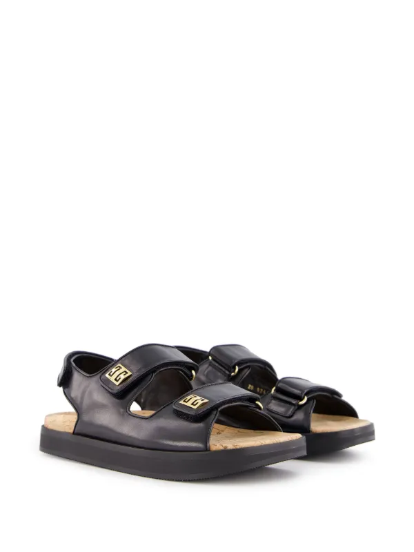 Givenchy 4G Leather Sandals Black FARFETCH CA