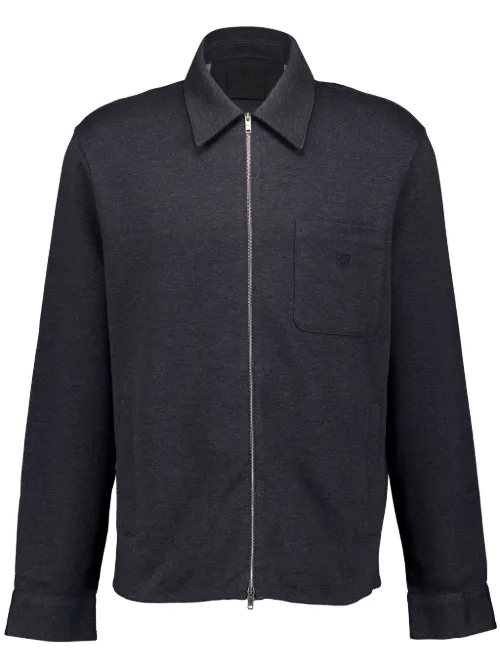Chemise en coton à fermeture zippée - Givenchy - Modalova