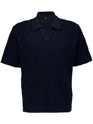 FENDI フェンディ Jacquard polo shirt ロゴ ポロシャツ 24220810_54332479_322.jpg