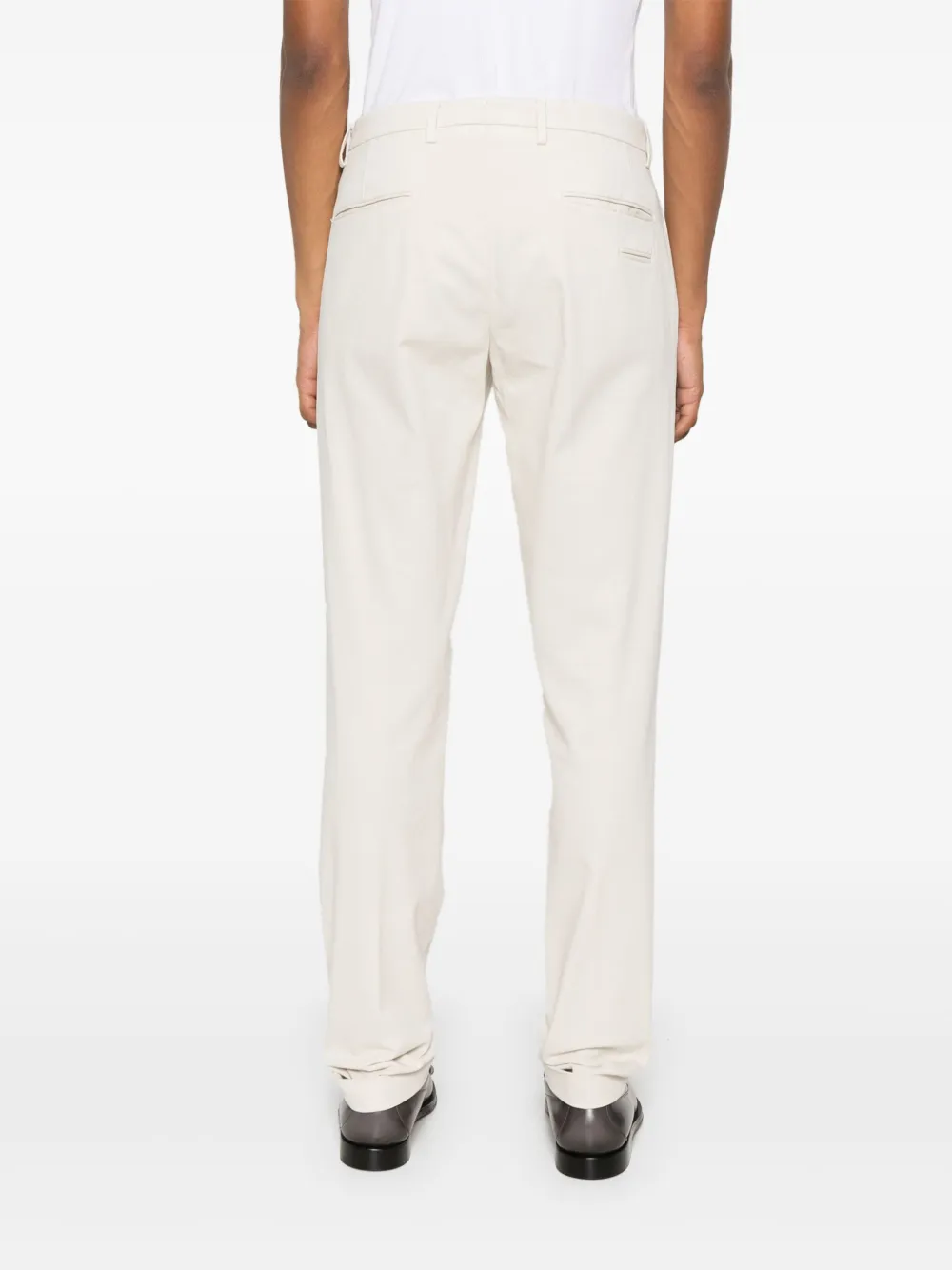 Briglia 1949 Skinny katoenen chino Beige