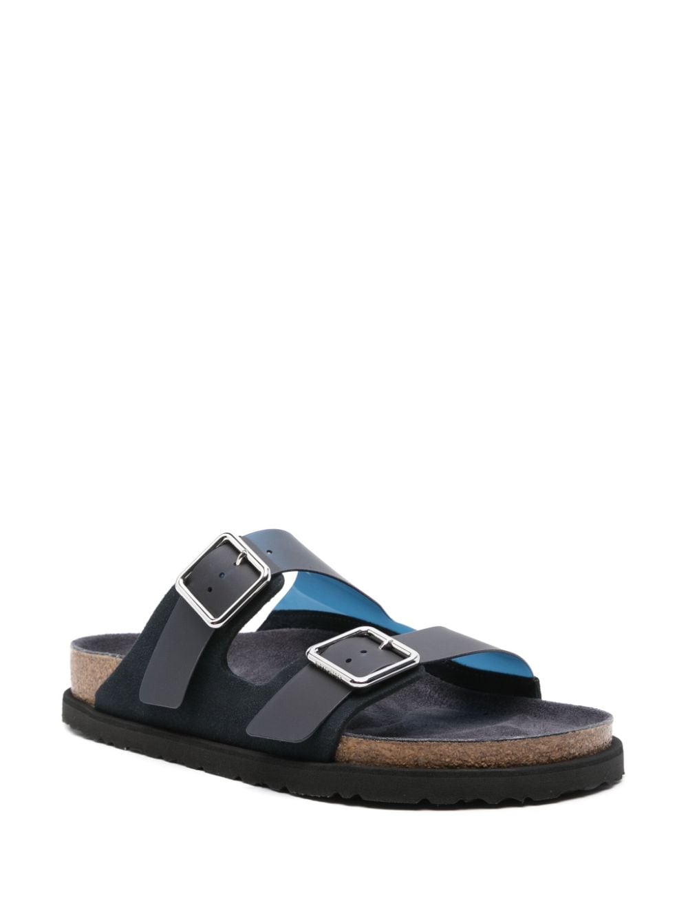 Shop Birkenstock Arizona Sandals In Blue