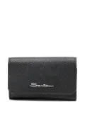 Santoni logo-stamp key holder - Black