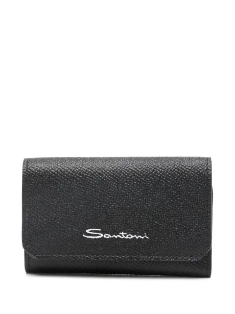 Santoni logo-stamp key holder