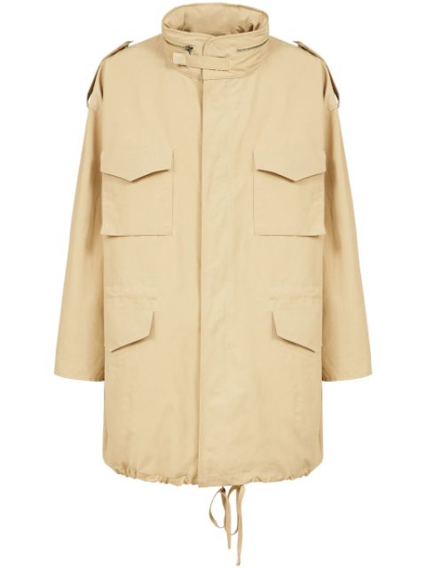 Maison Margiela zip-fastening oversized coat Women