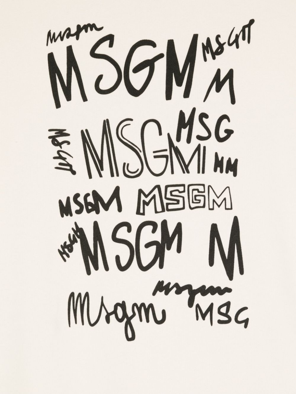 MSGM LOGO-PRINT COTTON SWEATSHIRT 