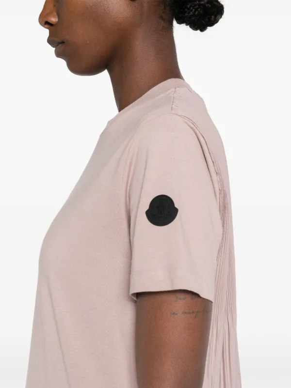 Moncler プリーツパネル Tシャツ | ピンク | FARFETCH JP