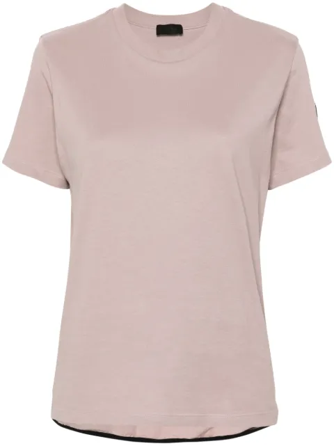 Moncler playera con panel plisado