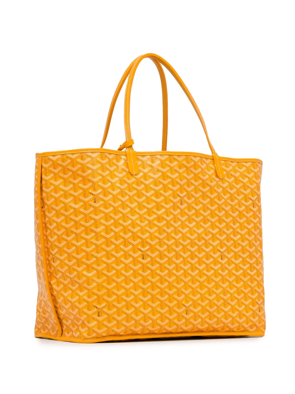 Goyard Pre Owned tote Goyardine Reversible Anjou GM 2017 mujer Tela Talla unica Amarillo