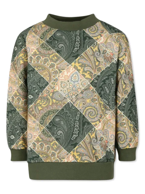 ETRO KIDS sudadera con motivo de cachemira