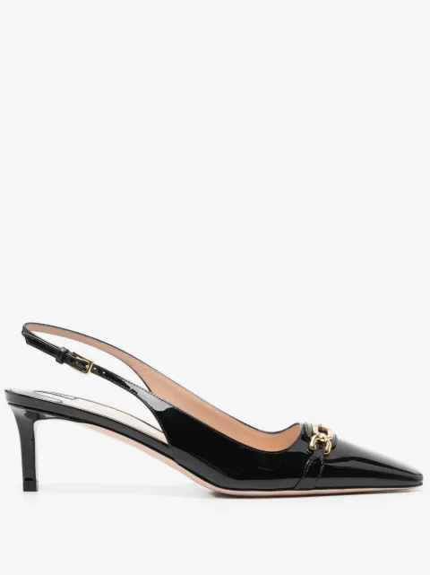 TOM FORD zapatillas Whitney de charol con tira trasera