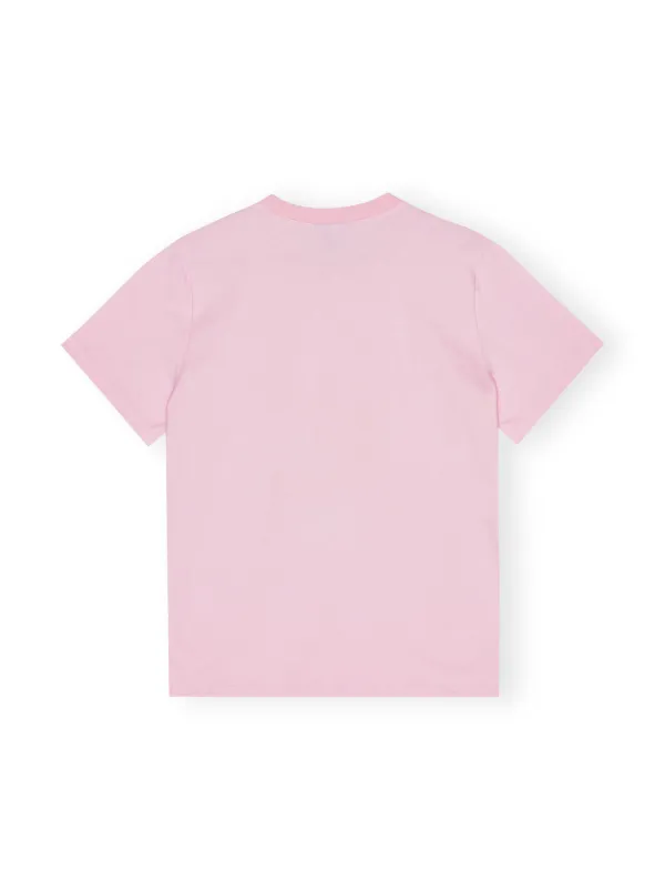 GANNI ピンク Tシャツ グラフィックプリント GANNI グラフィック Tシャツ | ピンク | FARFETCH JP