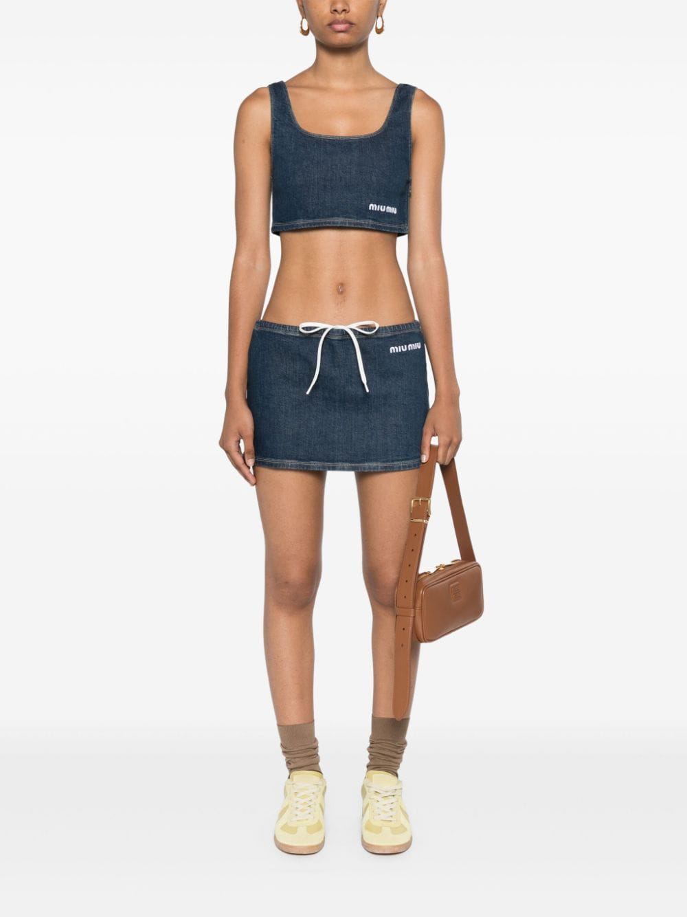 Miu Miu Denim top - Blauw