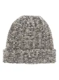 Maison Margiela four-stitch logo beanie - Grey