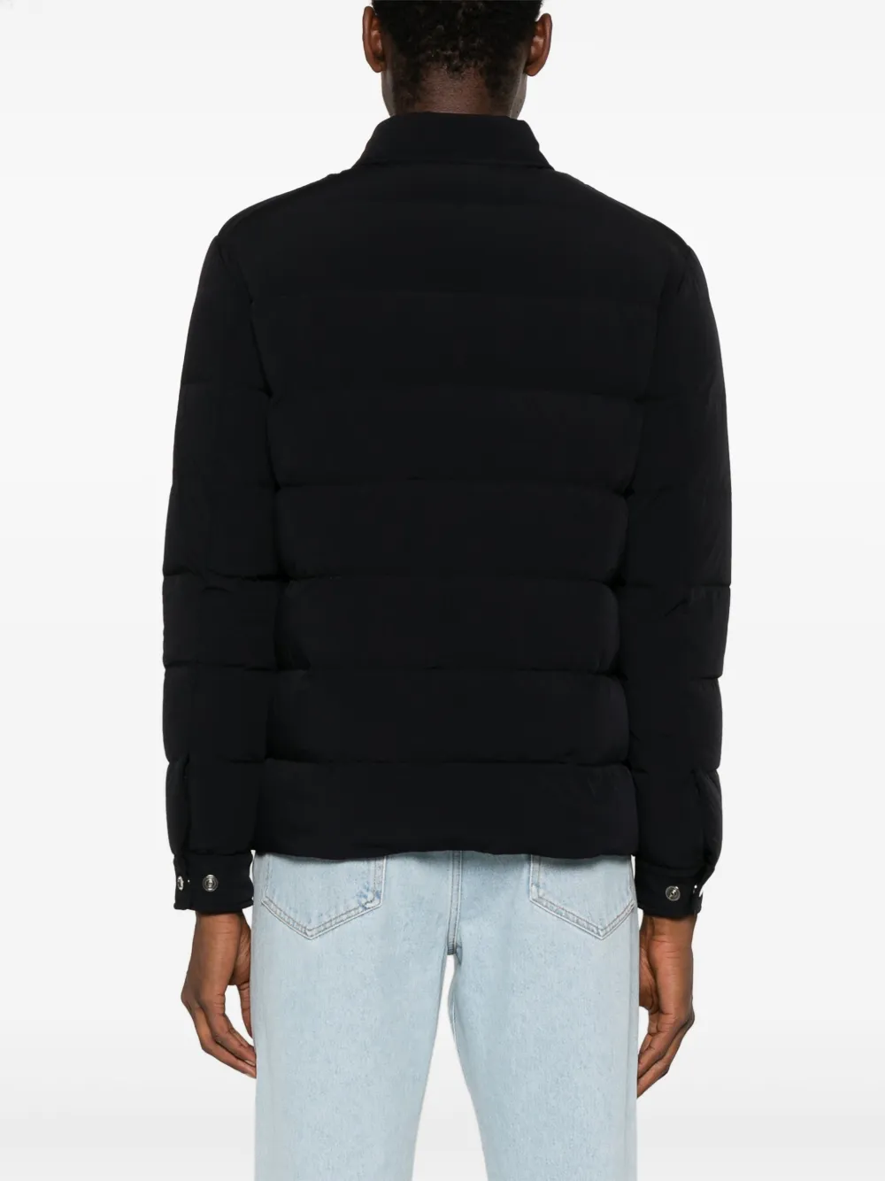Moorer Gewatteerd jack Blauw
