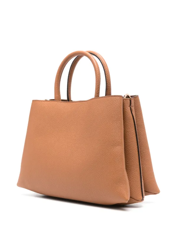【TOD'S】関税込☆T タイムレス レザートートバッグ ブラウン Tod's T Timeless レザーハンドバッグ | ブラウン | FARFETCH JP