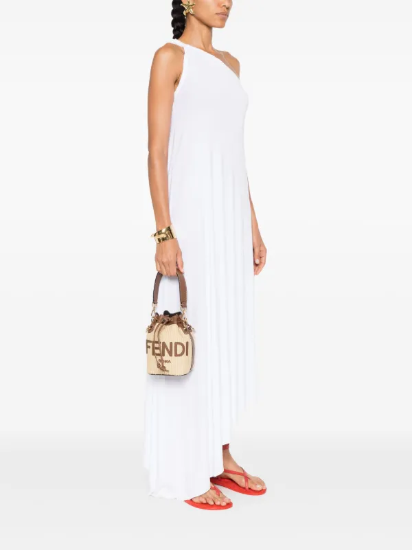 FENDI モン トレゾール バケットバッグ ミニ | ニュートラル | FARFETCH JP