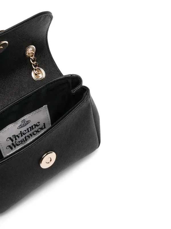 Black small purse with chain sale