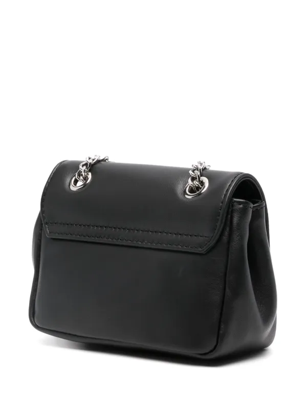 Vivienne Westwood Orb レザーショルダーバッグ S | ブラック