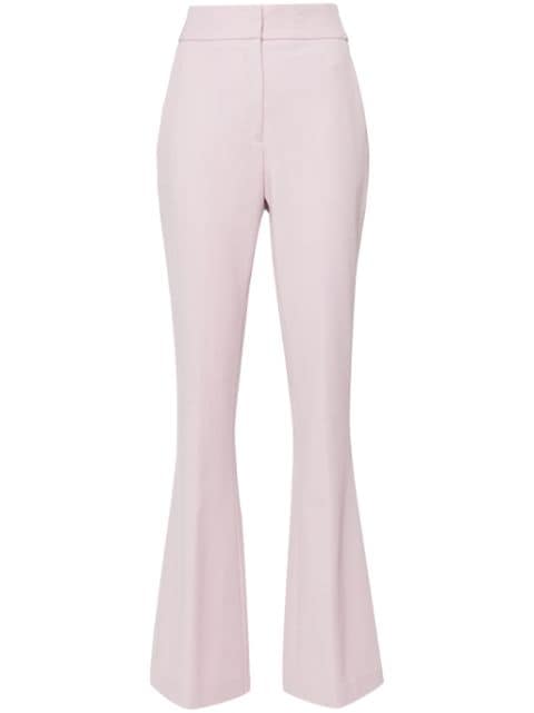 Genny mid-rise flared trousers