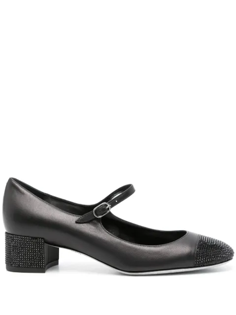 René Caovilla zapatillas Kristen con tacón de 40mm