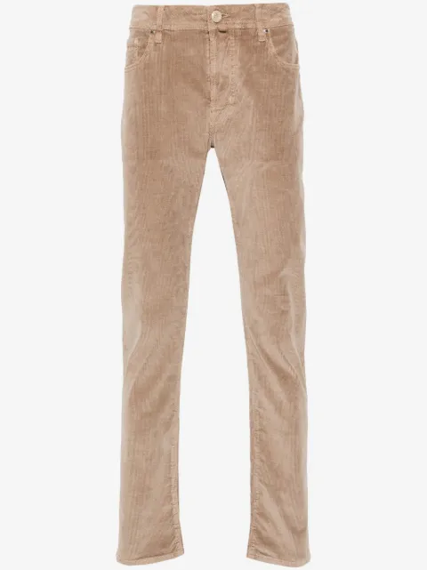 Jacob Cohën pantalones de pana con logo bordado