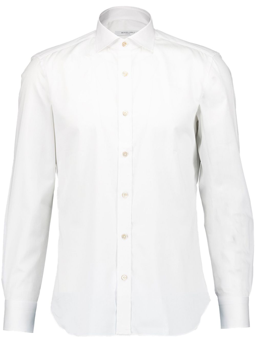 Boglioli cotton buttoned shirt - White